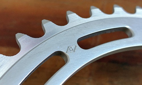 NOS Campagnolo Super Record 43 Tooth 3/32" Chainring - 144 BCD - Italy - Diamond - Afbeelding 3 van 7