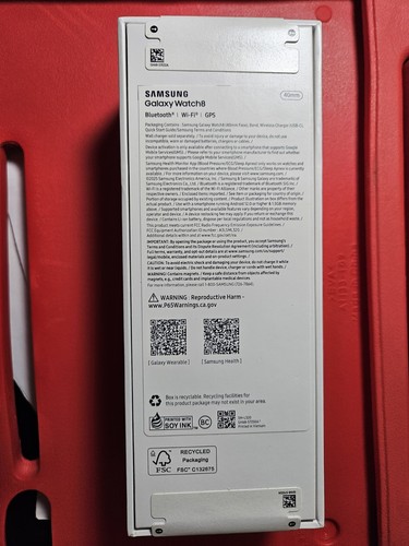 SAMSUNG Galaxy Watch 8 40 mm Bluetooth .Noir. Version US. Boîte scellée neuve - Photo 4 sur 4