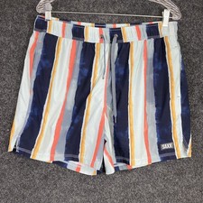 SAXX Oh Buoy 2N1 Cooling Liner With Ballpark Pouch Swim Trunks Size Large