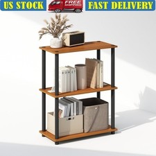 3-Tier Multipurpose Display Rack Compact Shelving Unit Bookcase Indoor Storage