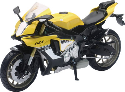 NEW RAY TOYS Yamaha YZF-R1 2016 Bike - 1:12 Scale - Yellow/Black