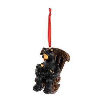 Big Sky Carvers Bearfoots Bear Rock-a-Bye Baby Ornament (New)