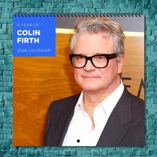 Colin Firth 2026 Wall Calendar 12-Month Celebrity Photo Calendar