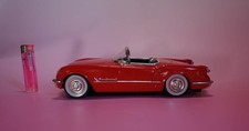 50's Fifties Chevrolet Corvette Convertible 1953 Model Red Tin Toy mini Car