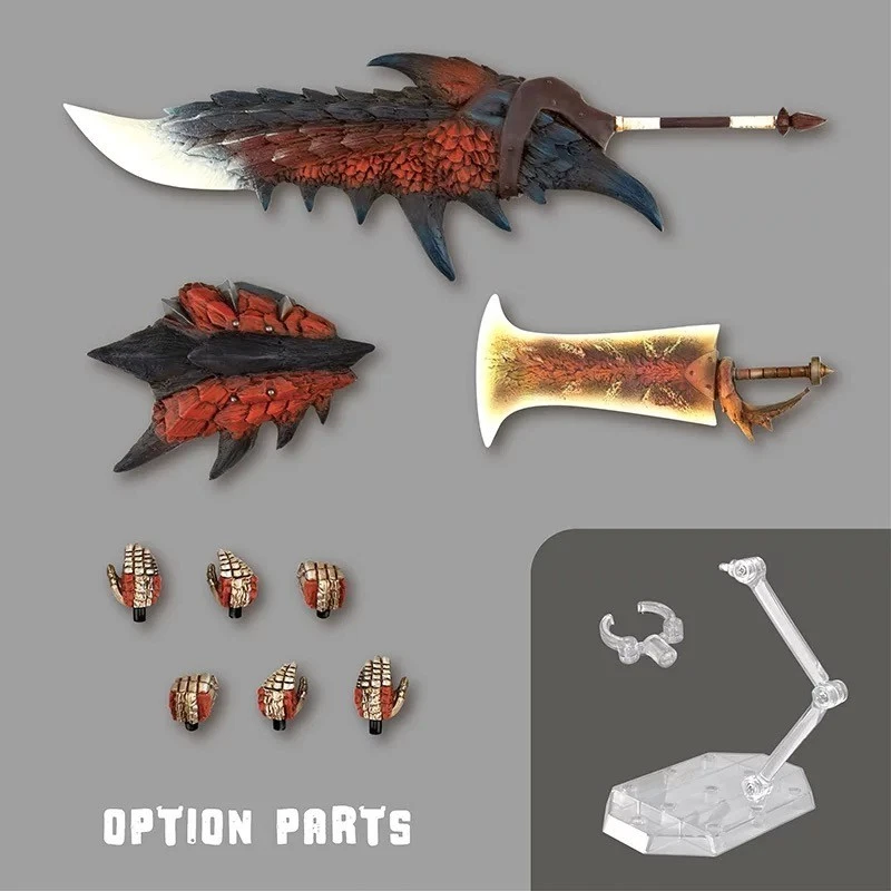 Figura de acción Kaiyodo Revoltech Yamaguchi Monster Hunter Laeus Series Swordsman Foto 2 de 4