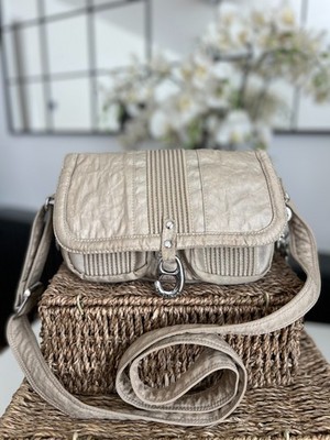 Kipling Umhängetasche Beige Strukturiert