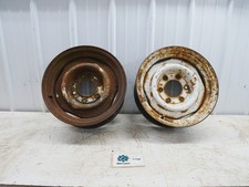 Jeep Fsj Wagoneer Cherokee J10 15x6 6 Lug Steel Wheels Pair