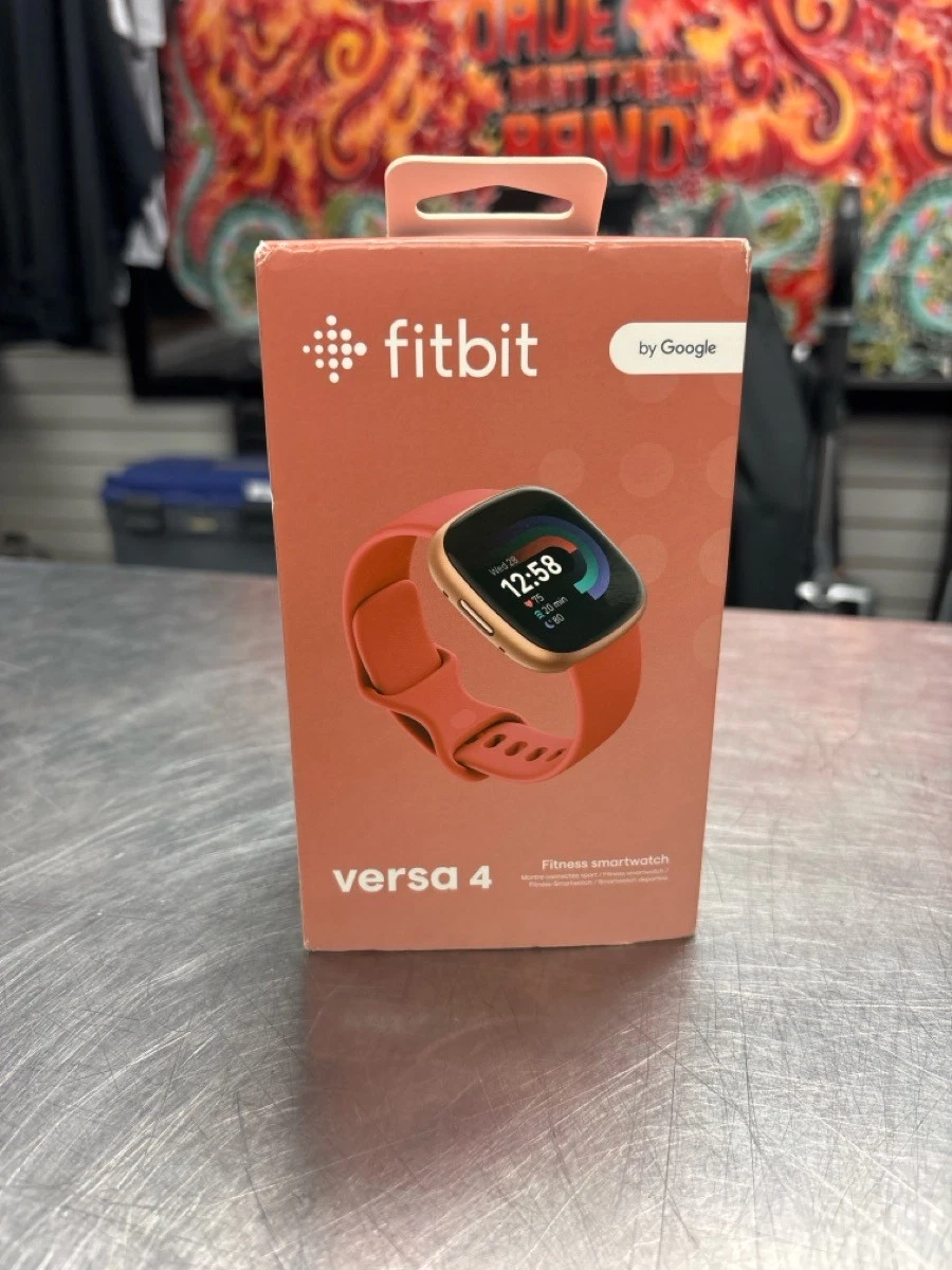 Used FITBIT by Google VERSA 4 Smart Watch Fitness Tracker 24mm Pink (QUC025353)