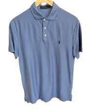 Ralph Lauren Striped Polo Shirt Men Medium Classic Preppy Pony