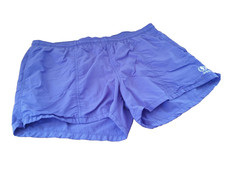 Vintage Jantzen Logo Swim Trunks Mens Large Solid Purple Mesh Lined 90s USA Made