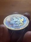 🌈1833 $1 Morgan Silver Dollar🌈Rainbow naturally toned #3