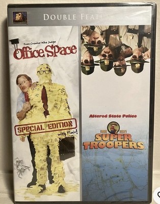 Office Space Special Edition/Super Troopers Double Feature DVD NEW SEALED