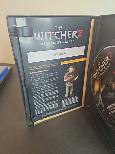 The Witcher 2 Assassins Of Kings PC DVD Box Set con Manuale, Mappa, Dischi e Lettera! - Foto 2 di 10