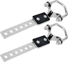 Heavy Duty Exhaust Hanger 2 Pcs Set - Universal Flexible Muffler Hanger Bracket