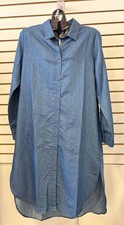 casual denim shirt dress xl