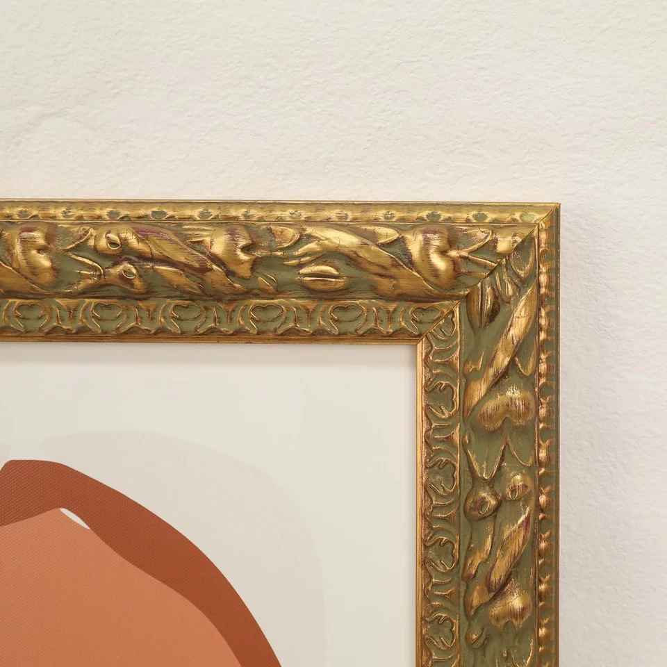 Деревянная рама для холщовых картин 16x20, отделанная золотая рама 16x20 для масляной боли... - Изображение 2 из 4