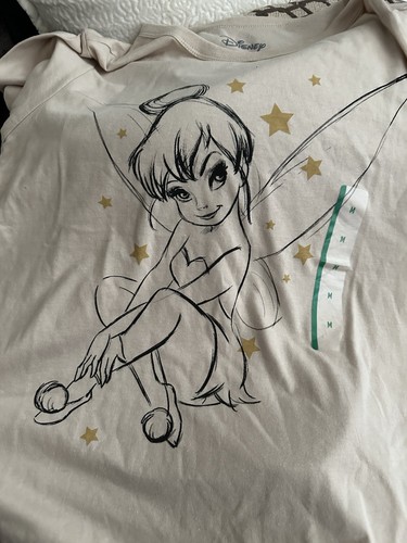 Tinker Bell Womans T-Shirt Medium - New