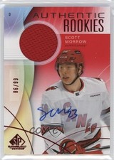 2024 SP Game Used Authentic Rookies Red Jersey 86/99 Scott Morrow #257 Auto 1mz4