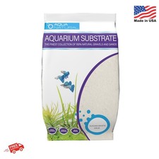 Aqua Natural Substrate, Sugar White Sand, 20lb Aquascaping, Aquariums, Vivariu