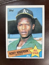 1985 Topps - All-Star Rickey Henderson #706