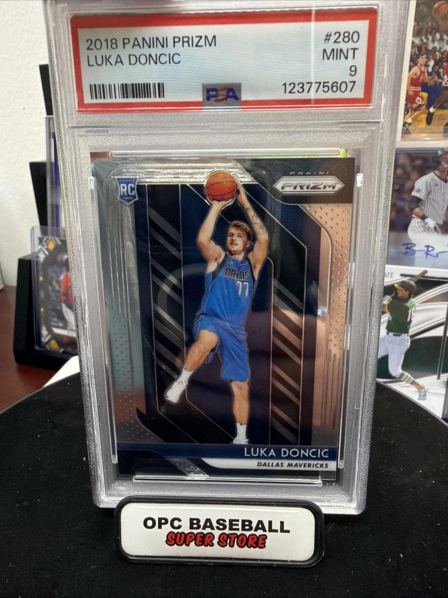 PANINI prizm DONCIC ドンチッチ  ルーキー PSA9 rc 25+ Luka Dončić 9 Graded Basketball Sports Trading Cards