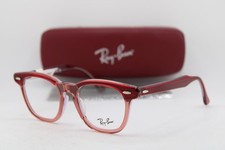 NEW RAY-BAN JUNIOR RB 9098V 3960 CLEAR RED FADE AUTHENTIC EYEGLASSES 45-18