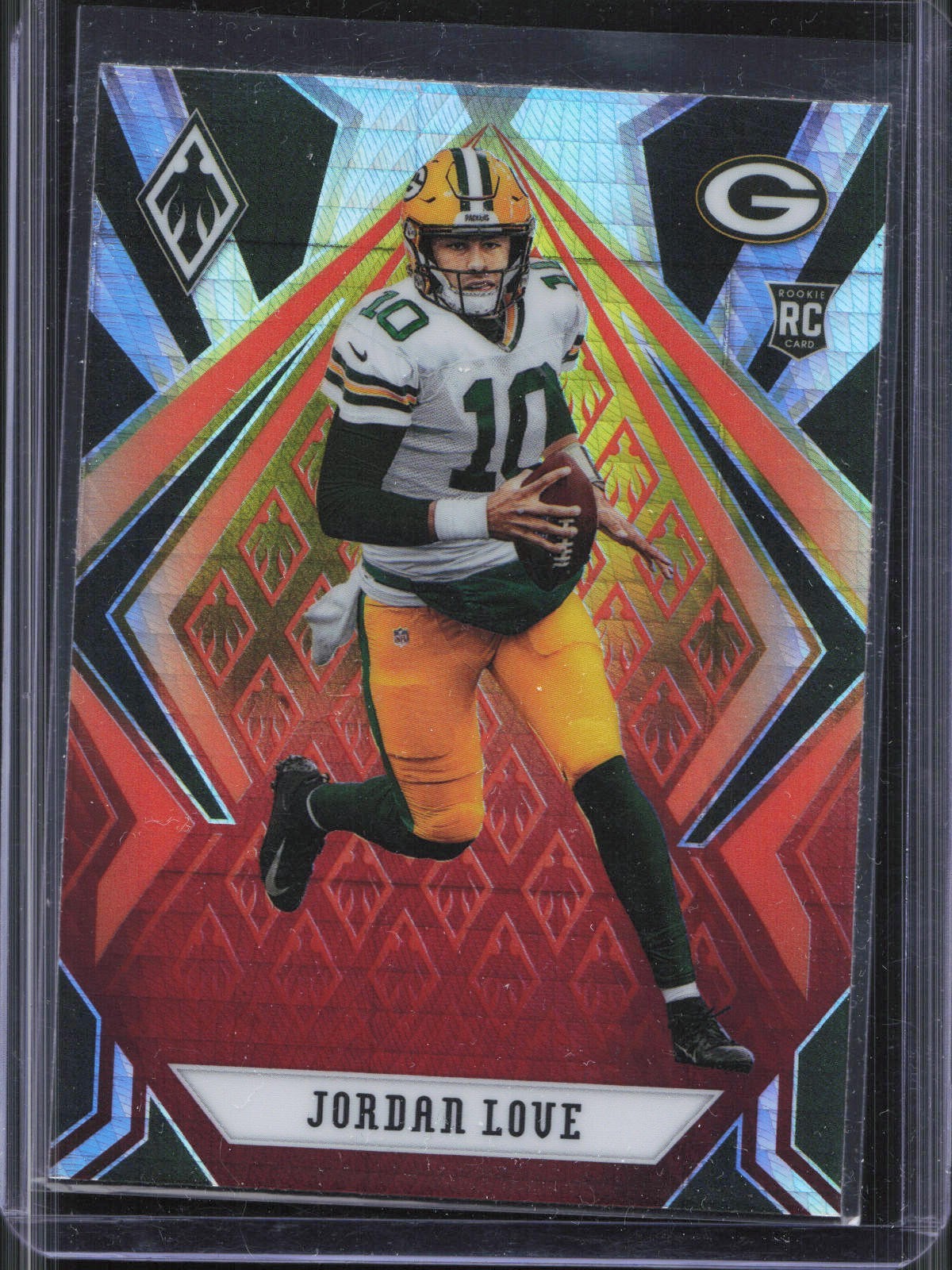 2020 Panini Phoenix Jordan Love #104 Rookie Fire Burst Prizm Packers (B)