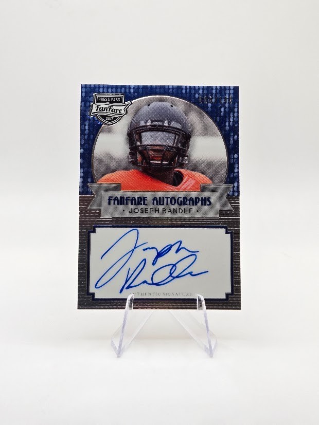 Joseph Randle 2013 Press Pass Fanfare RC Fanfare Autographs Blue SP /149 #FF-JR