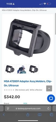 MSA Welder Clip On Hood Welding Helmet