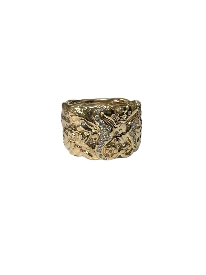 Kat Florence D Flawless Diamond Ring Set In 18k Gold 21.3 g Retail $24,000 - Image 3 of 4