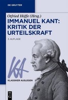 Immanuel Kant: Critique Of Judgement Otfried HöFfe