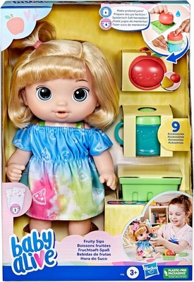Baby Alive Fruchtige Getränke   Interaktive Puppe, die ihre Schicht trinkt & nas