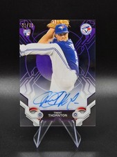 2019 Topps High Tek Autographs Purple #HTATTH Trent Thornton SP/99! Blue Jays