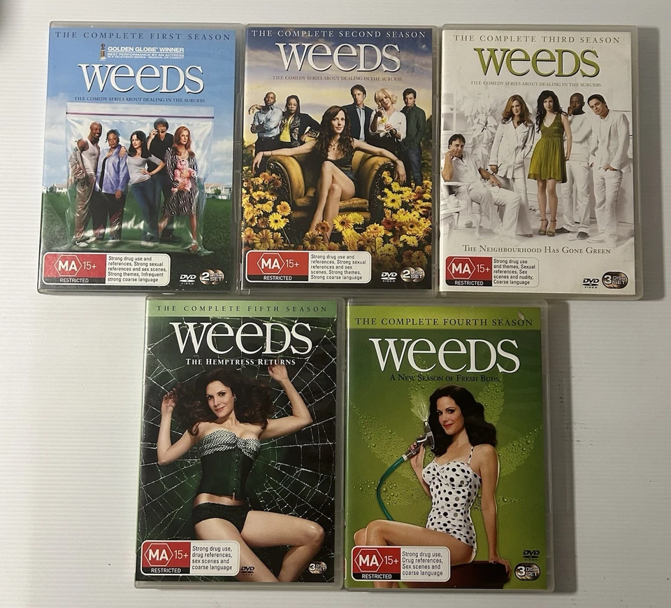 Weeds Series Seasons 1 2 3 4 5 DVD TV Mary-Louise Parker Region 4 - image 2 of 3