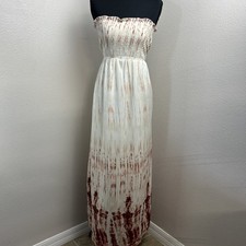 Motherhood Maternity Dress Women's Medium Multicolor Tye Dye Tie Cottagecore