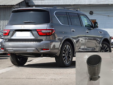 For 2004-2025 Nissan Armada Patrol Car Rear Exhaust TailPipe Muffler Tip Black