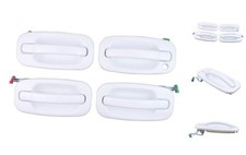 4Pcs White Front Rear Left Right Exterior Door Handle for Avalanche Escalade