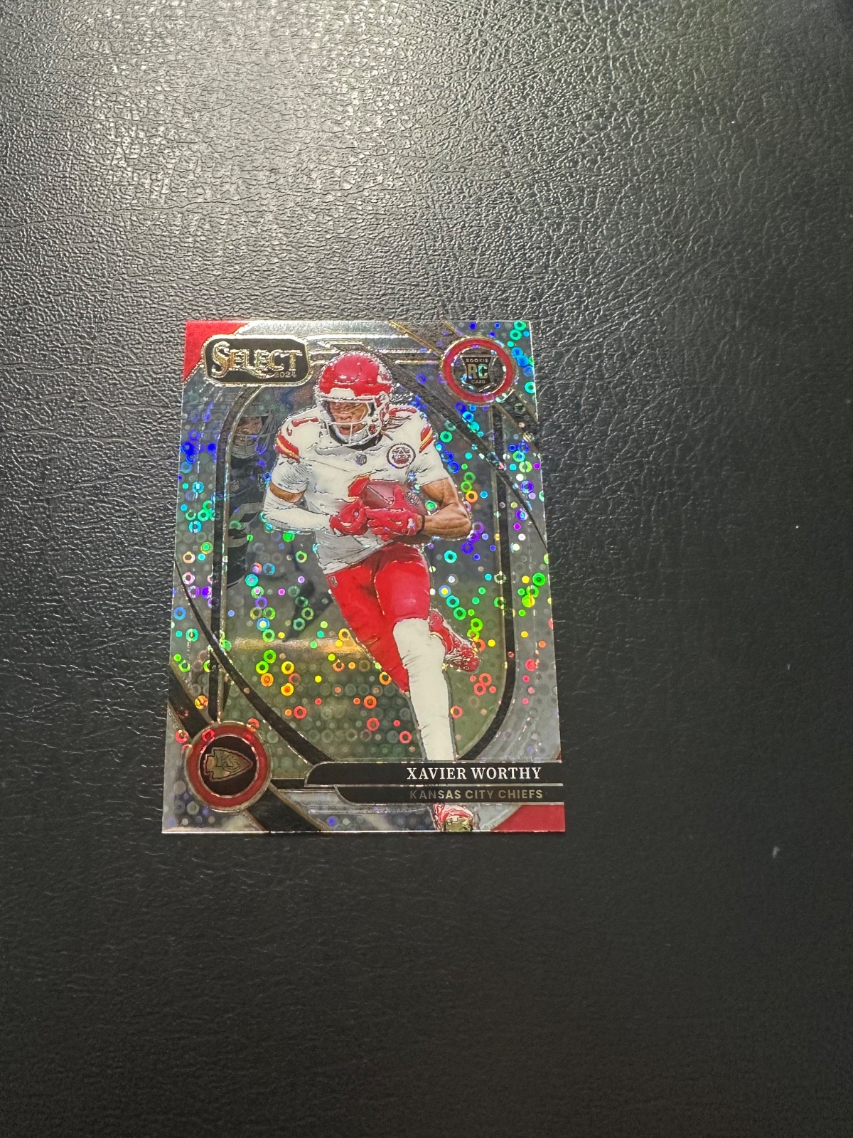 2024 Select - Xavier Worthy - Rookie #224 Club Level Disco Silver - KC Chiefs