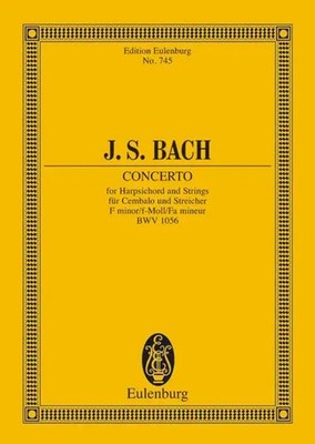 Harpsichord Concerto BWV 1056 F Minor | Johann Sebastian Bach | Deutsch | 1981