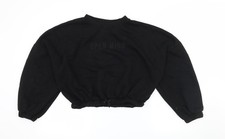 Womens UK Size 10 Primark Black Pullover Sweatshirt