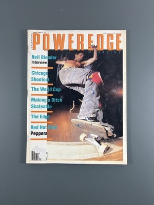POWEREDGE Skateboard Magazine   01/1990   Zeitschrift - Vol. 2 / No. 12