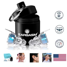 Reusable High Fidelity Earplugs with Carrying Case – Ultimate Hearing Protection