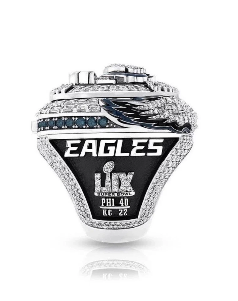 Anillo Philadelphia Eagles Super Bowl LIX, Hurts Wings Pop Foto 3 de 4