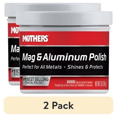 MOTHERS Mag & Aluminum Polish. Fast Shipping (2 pack)
