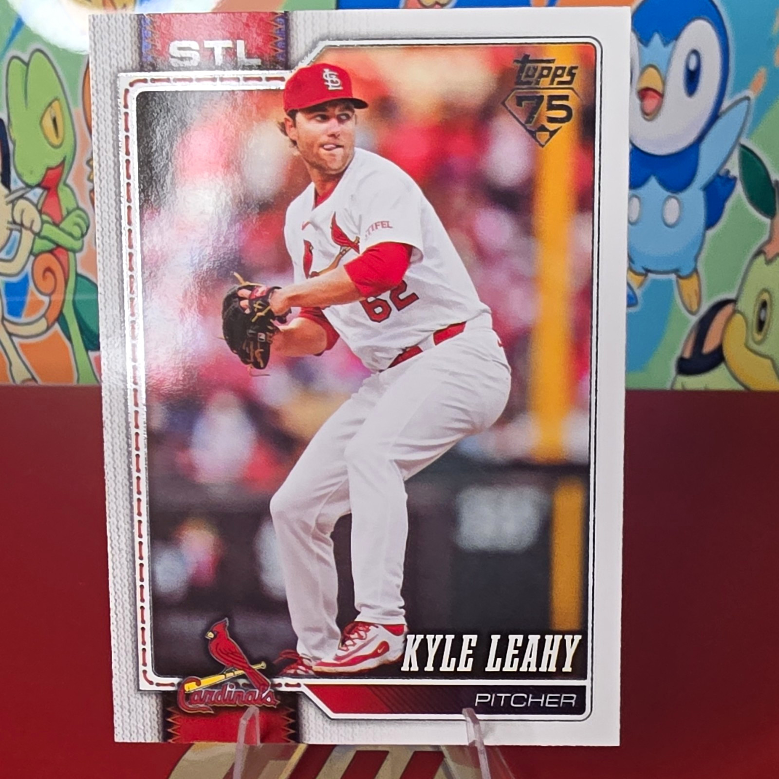 Topps 2026 Series 2 Kyle Leahy #497 St. Louis Cardinals 75 Years of Topps /75