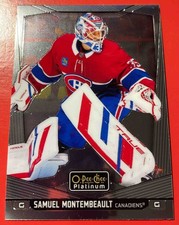 2024-25 O-Pee-Chee Platinum Samuel Montembeault #96 Canadiens