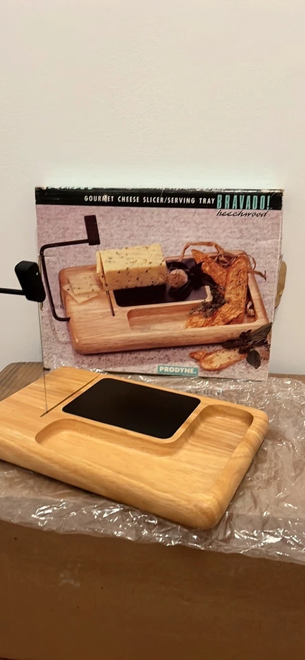 NIB Vintage Prodyne Gourmet Cheese Slicer / Serving Tray - Image 3 of 4