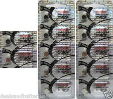 12 Maxell 377 SR626SW Silver Oxide 1.55v 0 MERCURY Batteries Hologram