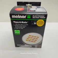 NOS Melnor Time-A-Matic Water Timer Mdl 102 Water Powered! Vintage Sprinkler