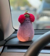 Jellycat TOASTIE VIVACIOUS EGGPLANT Soft Fun Vegetable Veggie Plush Food Toy NWT